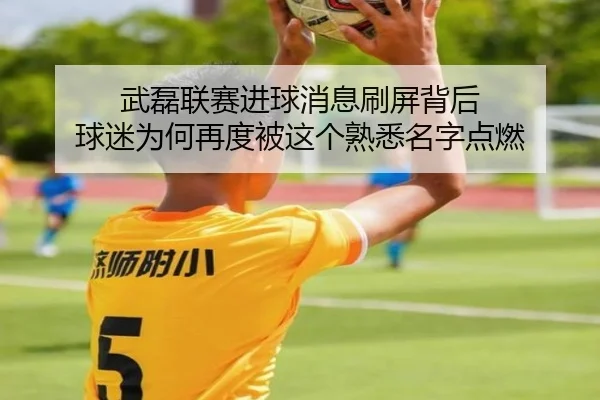 武磊联赛进球消息刷屏背后 球迷为何再度被这个熟悉名字点燃